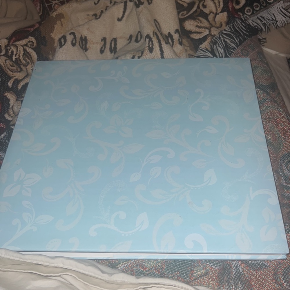 Baby boy album blue color with some labeled used